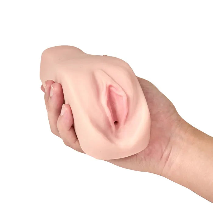 Blush Novelties M Elite Soft & Wet Natasha Vibrating Vagina Stroker Flesh Blush Novelties