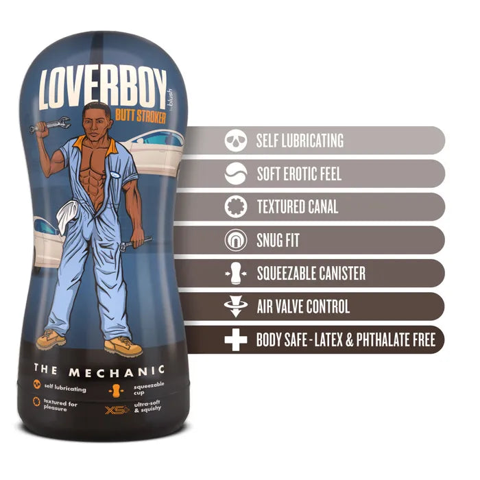 Blush Novelties Loverboy The Mechanic Male Ass Stroker Blush Novelties