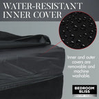 Bedroom Bliss Bondage Love Couch Sex Furniture Black XR Brands