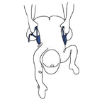 Pivot Deluxe Doggie Strap Position Harness Strap Black Sportsheets