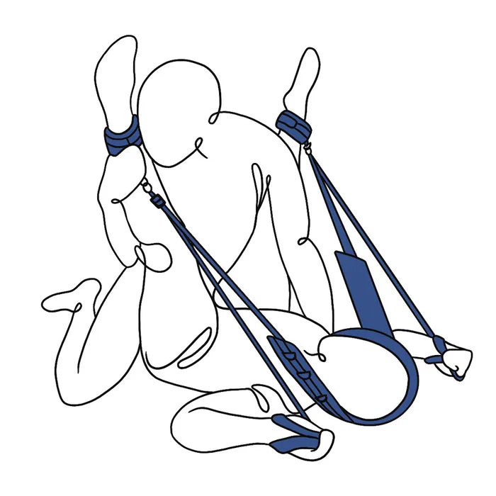 Pivot Positioning Partner Position Harness Black Sportsheets