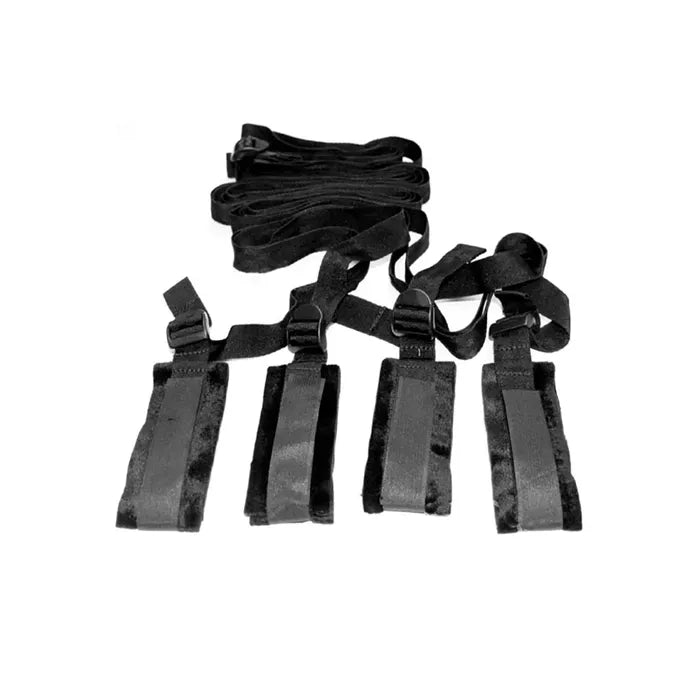 Sex & Mischief Bed Bondage Restraint Kit Under the Bed Restraint System Sportsheets