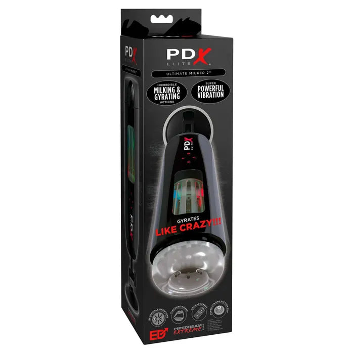 Pipedream Extreme Toys Elite Ultimate Milker 2 USB Rechargeable Masturbator Secondary image