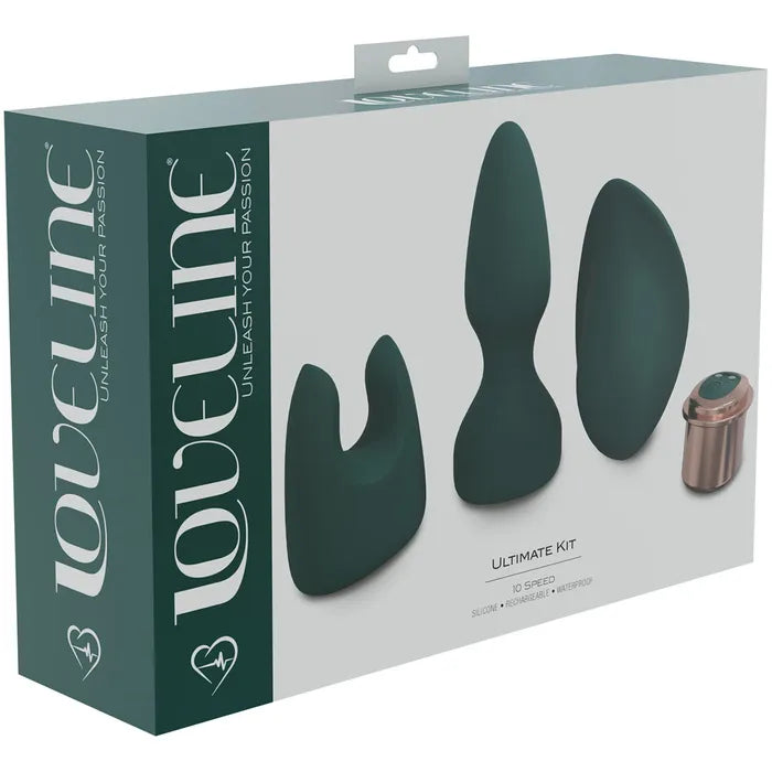 Shots Toys LOVELINE Ultimate Kit USB Rechargeable Kit 3 Piece Set Shots Toys