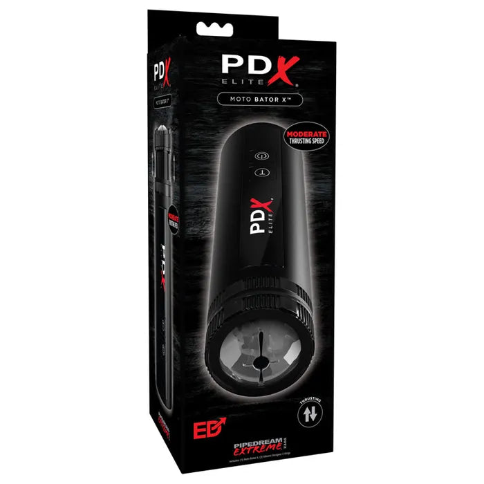 Pipedream Extreme Toyz Elite Moto Bator X Powered Water Stroker Black Pipedream