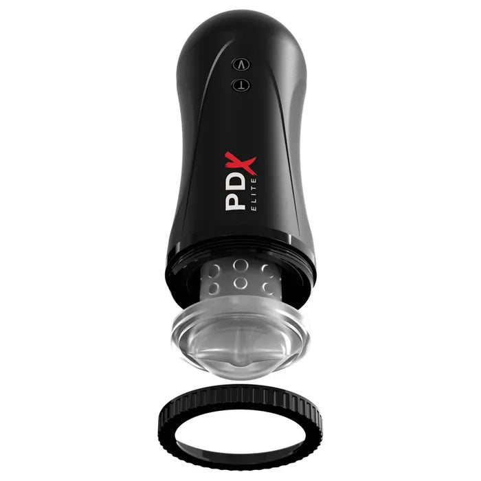 Pipedream Extreme Toyz Elite Moto Stroker Powered Masturbator Black Pipedream