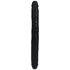Shots Toys REALROCK Slim Double Dildo 14 Inch Black Shots Toys