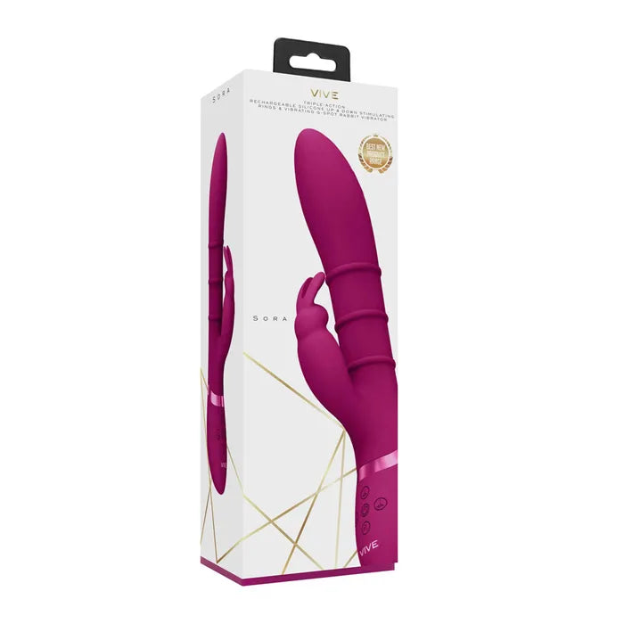 Shots Toys VIVE Sora USB Rechargeable Rabbit Vibrator Shots Toys