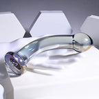 Playboy Pleasure JEWELS KING Glass Dildo 16.3cm Clear Playboy Pleasure