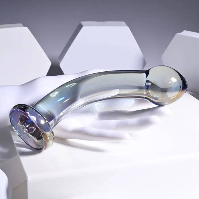 Playboy Pleasure JEWELS KING Glass Dildo 16.3cm Clear Playboy Pleasure