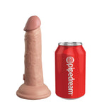 Pipedream King Cock Elite Dual Density Cock Dong 6 Inch Flesh Pipedream