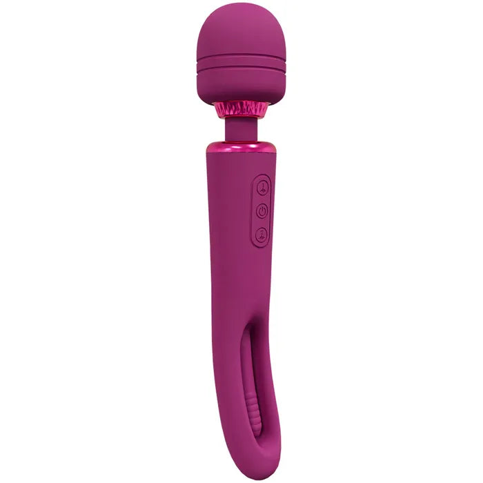 Shots Toys VIVE Kiku USB Rechargeable Dual End Massage Wand With Flapping Tip Shots Toys