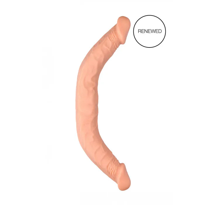 Shots Toys REALROCK Double Dildo 18 Inch Flesh Shots Toys