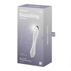 Satisfyer Dazzling Crystal 1 Glass Double Ended Dildo Clear Satisfyer