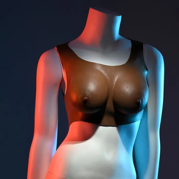 Gender X UNDERGARMENTS PLATE Dark Wearable Breasts C Cup Brown Gender X