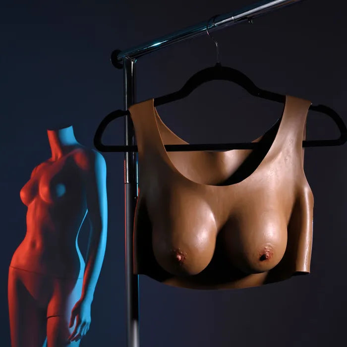 Gender X UNDERGARMENTS PLATE Dark Wearable Breasts C Cup Brown Gender X