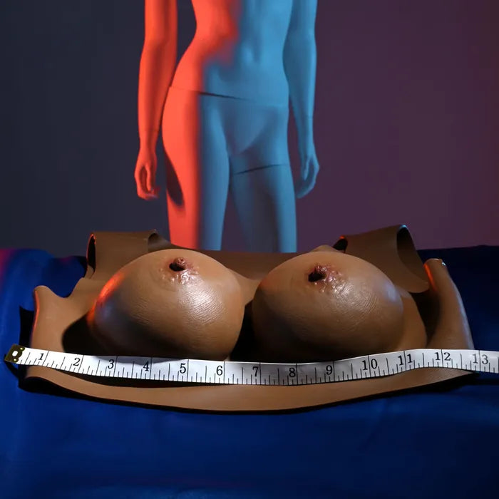 Gender X UNDERGARMENTS PLATE Dark Wearable Breasts C Cup Brown Gender X