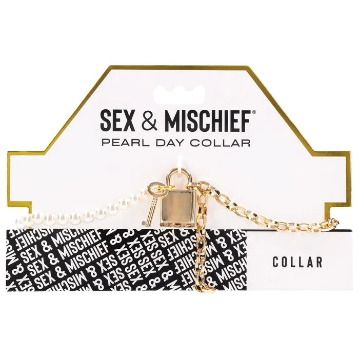 Sportsheets Sex & Mischief Pearl Day Collar Necklace Sportsheets