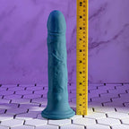 Evolved TSUNAMI USB Rechargeable Vibrating Dong With Remote Control 18.4cm Blue Evolved