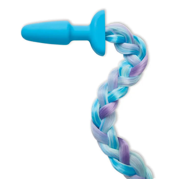 WhipSmart Furry Tales Silicone Butt Plug With Unicorn Tail WhipSmart
