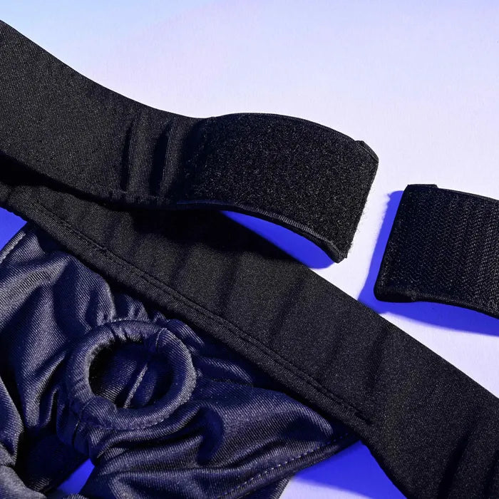 Gender X DOUBLE RIDER - Black Adjustable Strap-On Harness (No Probe Included) Gender X