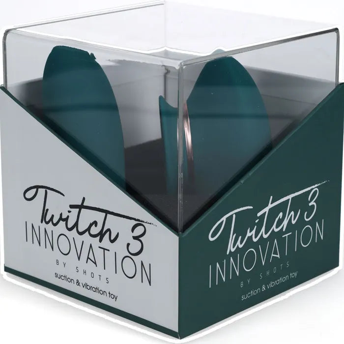 Shots Toys Twitch 3 USB Rechargeable Suction Vibrator Shots Toys