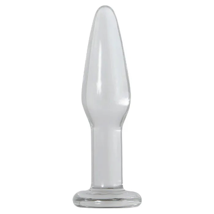 Adam & Eve Glass Anal Training Trio Glass Butt Plugs Set Of 3 Sizes Clear Adam & Eve