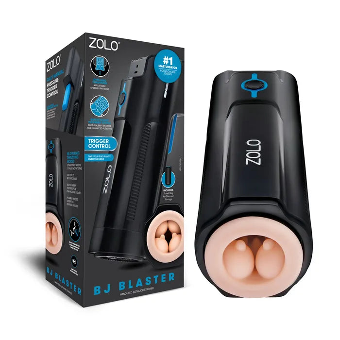 Zolo BJ Blaster USB Rechargeable Vibrating & Thrusting Masturbator Zolo Main image