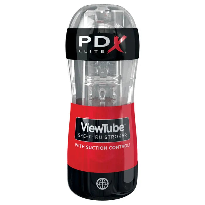 Pipedream Extreme Toys Elite ViewTube Stroker Clear Pipedream