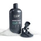 Pipedream PDX Plus Shower Therapy Milk Me Honey Discreet Vagina Stroker With Suction Base Flesh Pipedream