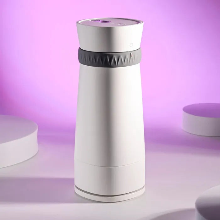 Playboy Pleasure TWIST & STROKE USB Rechargeable Heating Stroker With UV Cleaning White Playboy Pleasure