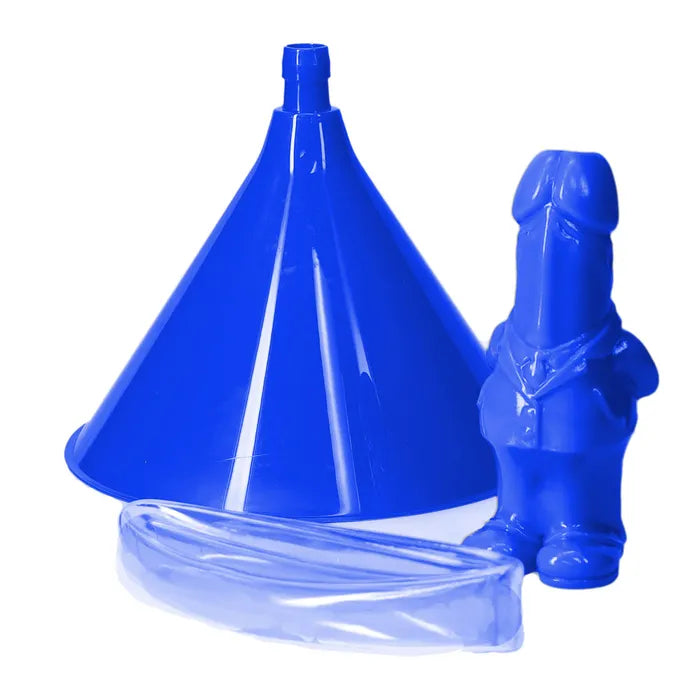 Shots Toys S LINE The Dickheads Beer Bong Novelty Beer Bong Blue Shots Toys Main image