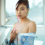 JimmyJane Dillenia Gama Glass Dildo 24.6cm Pink JimmyJane