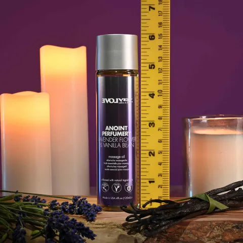 Evolved ANOINT PERFUMERY Lavender Flower & Vanilla Bean Massage Oil 120ml Bottle Evolved