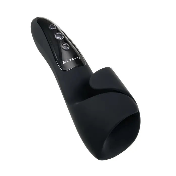 Gender X THE EMBRACE USB Rechargeable Male Vibrator Black Gender X