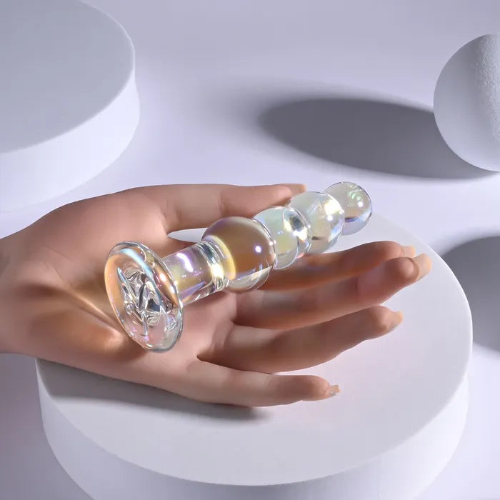 Playboy Pleasure JEWELS BEADS Glass Anal Beads 12cm Clear Playboy Pleasure