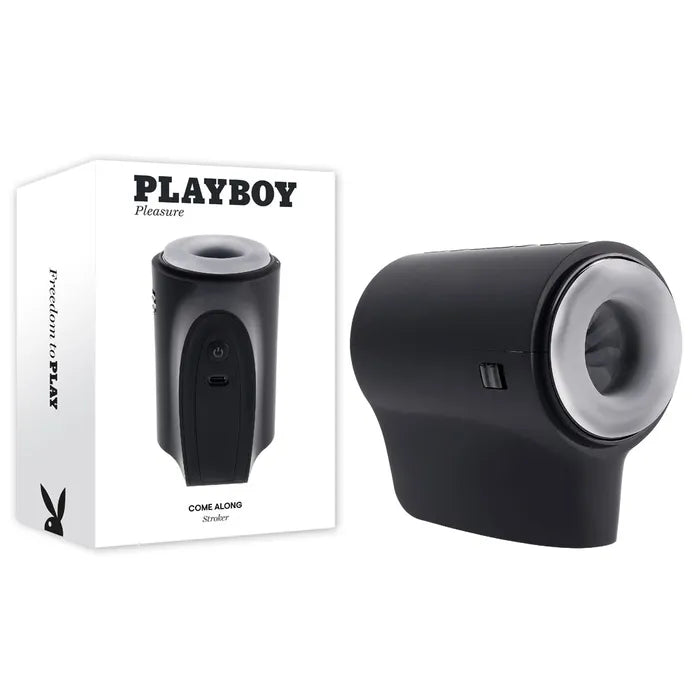Playboy Pleasure COME ALONG USB Rechargeable Vibrating Stroker Playboy Pleasure