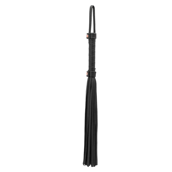 Bondage Couture Flogger - Black - Black Flogger Whip NS Novelties
