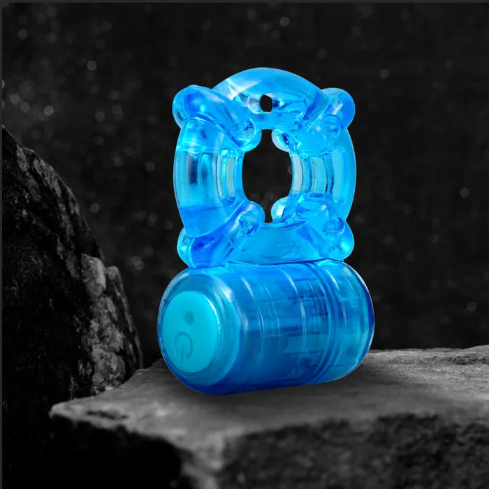 Blush Novelties Stay Hard Rechargeable 5 Function USB Rechargeable Vibrating Cock Ring Blush Novelties Main image