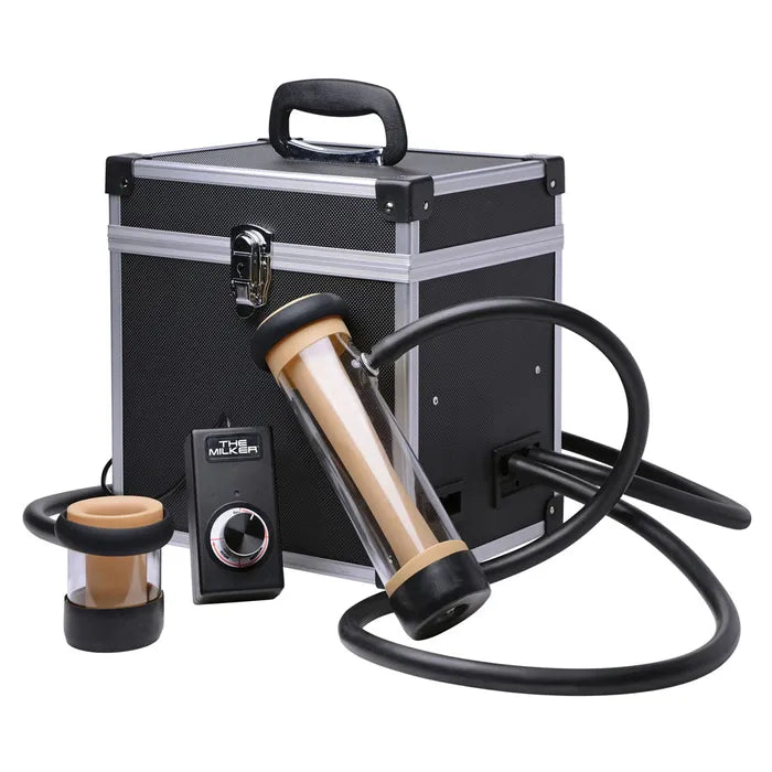 XR Brands LoveBotz The Milker Dual Cylinder Deluxe Stroking Machine Mains Powered Milking Masturbator Secondary image