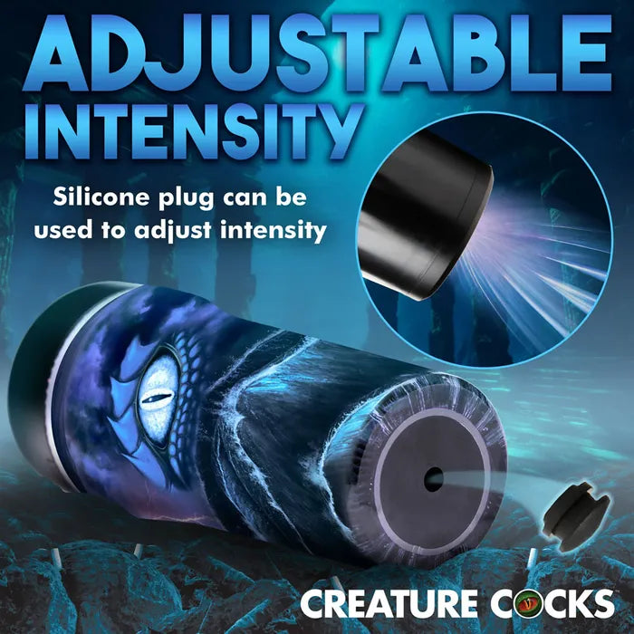 XR Brands Creature Cocks Pussidon Sea Monster Fantasy Stroker Blue XR Brands
