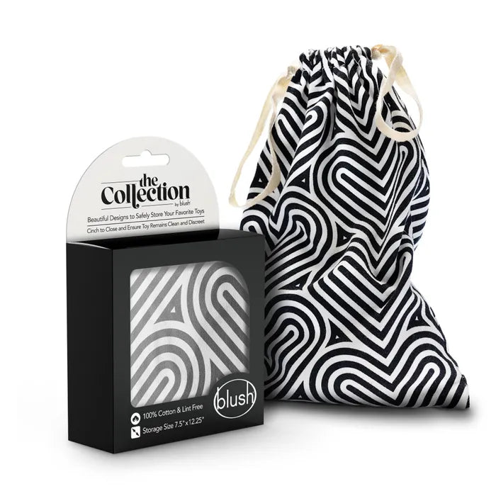 Blush Novelties The Collection Embrace Cotton Toy Storage Bag Blush Novelties