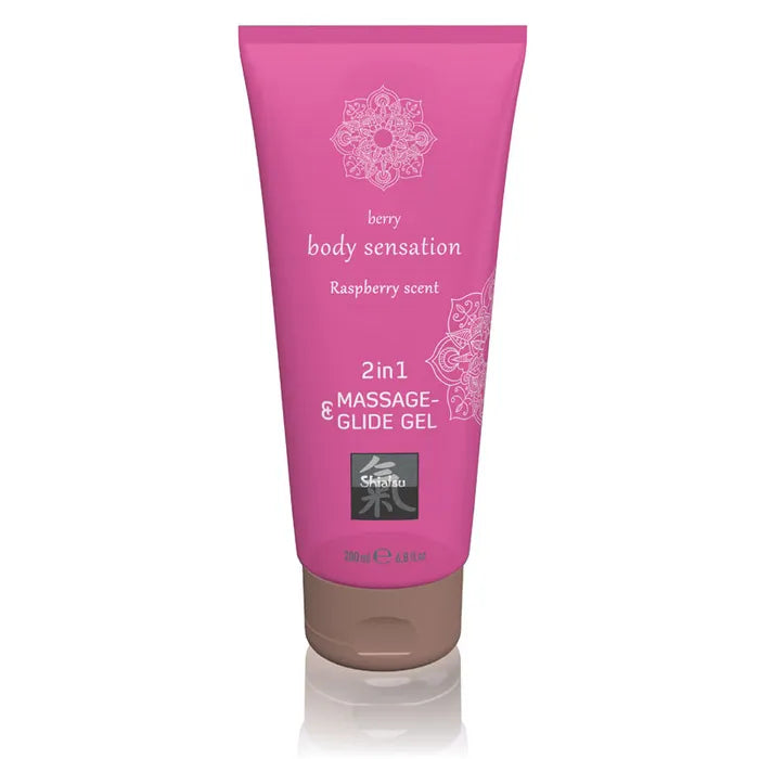 Hot Production SHIATSU 2 In 1 Massage & Glide Gel 200ml Secondary image
