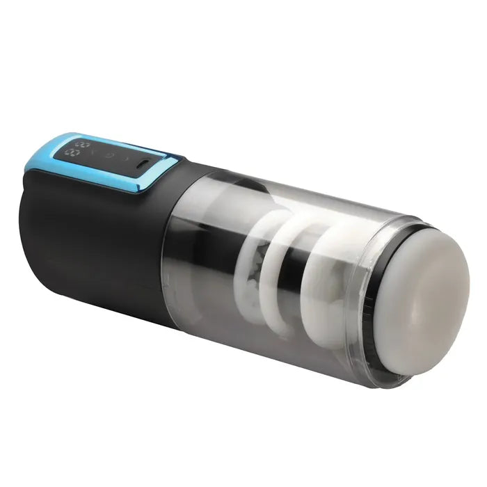 XR Brands LoveBotz The Milker Roto-Stroke USB Rechargeable Thrusting & Rotating Male Masturbator XR Brands