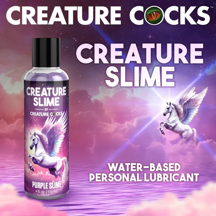 XR Brands Creature Slime By Creature Cocks Purple Slime Water Based Lubricant Secondary image
