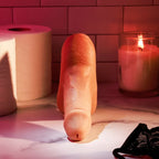 Gender X STAND TO PEE Medium Realistic Stand To Pee Funnel Tan Gender X