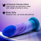 Blush Novelties Avant Midnight Rendezvous Dildo 19cm Ocean Blue Blush Novelties
