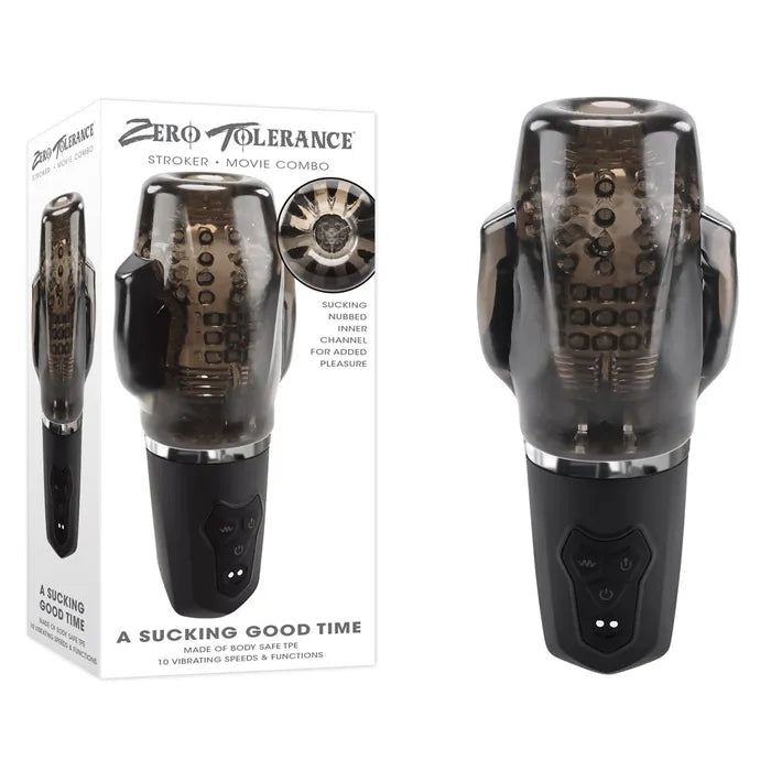 Zero Tolerance A SUCKING GOOD TIME USB Rechargeable Sucking & Vibrating Stroker Zero Tolerance Main image