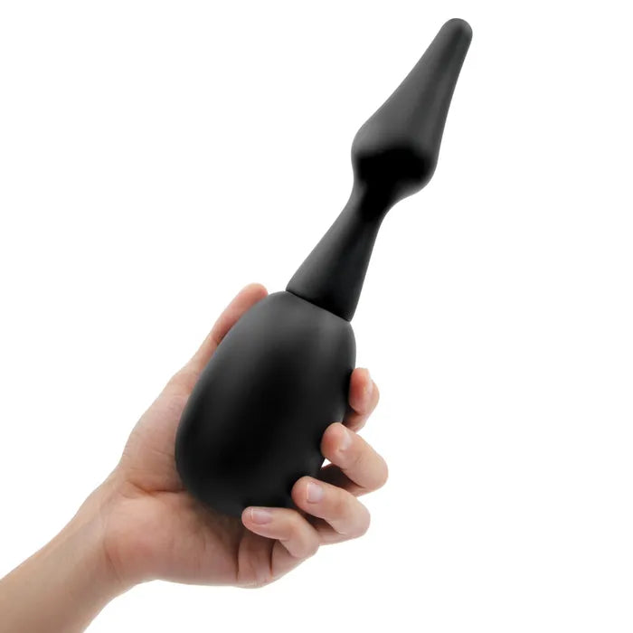 Xgen Products AquaClean Silicone 1 Way Valve Douche Set With Butt Plug Nozzle 150ml Capacity With Free Travel Douche Included Xgen Products