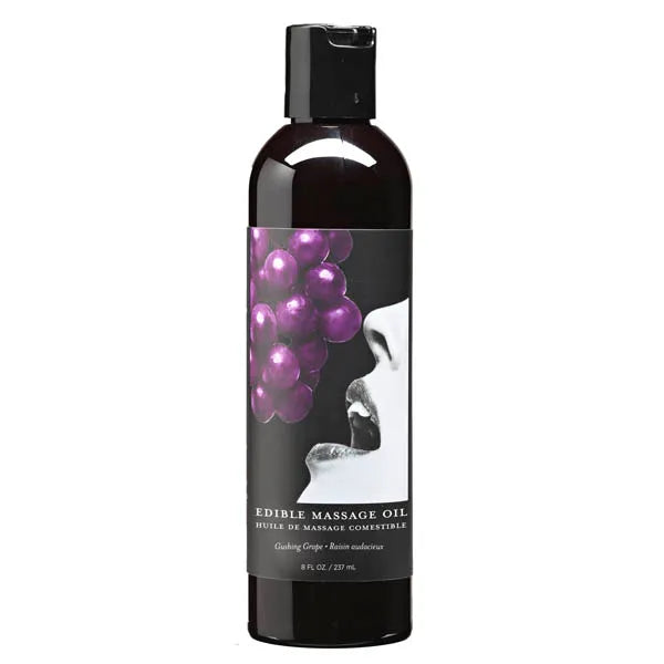 Earthly Body Flavoured Edible Massage Oil 237ml Bottle Earthly Body